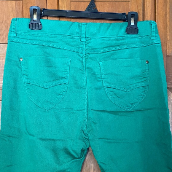 dp denim Vibrant Green Women's Skinny Jeans Size 14R - Picture 5 of 7